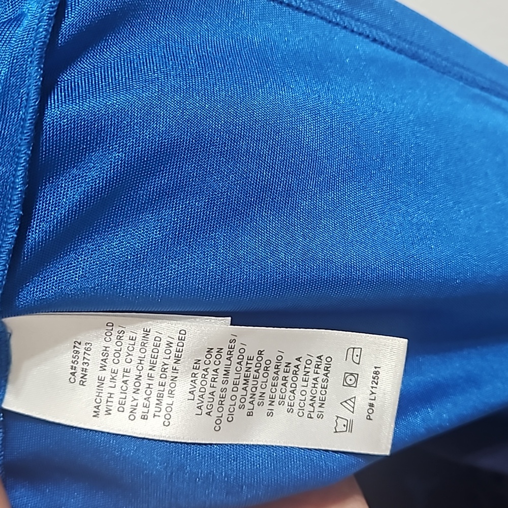 Laundry by Shelli Segal Navy Sheath Dress - Excellent Condition (Size 12) - Picture 6 of 7